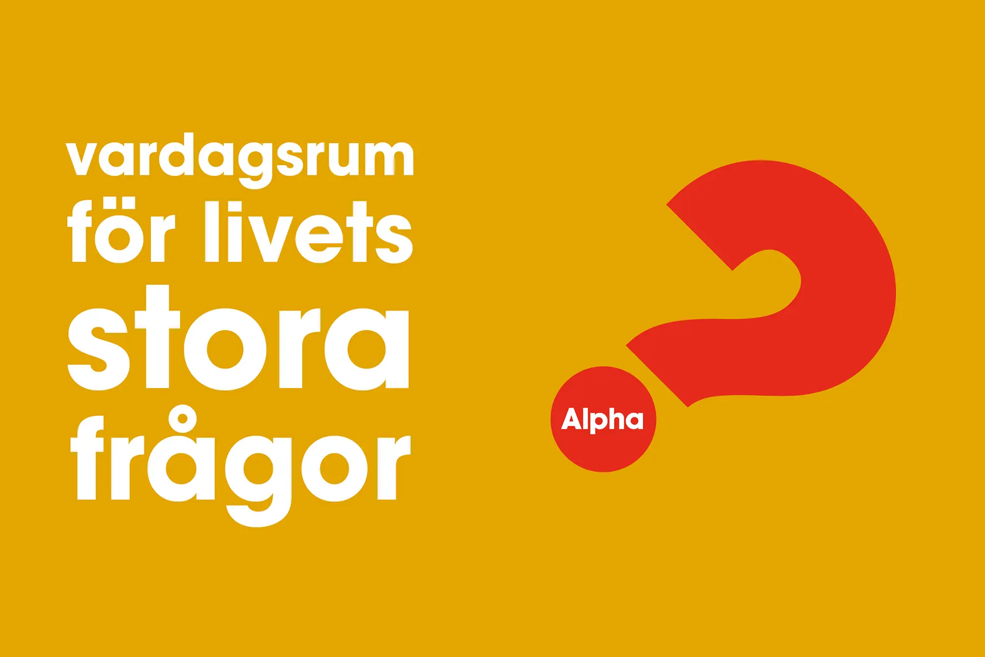 Vardagsrum för livets stora frågor.
